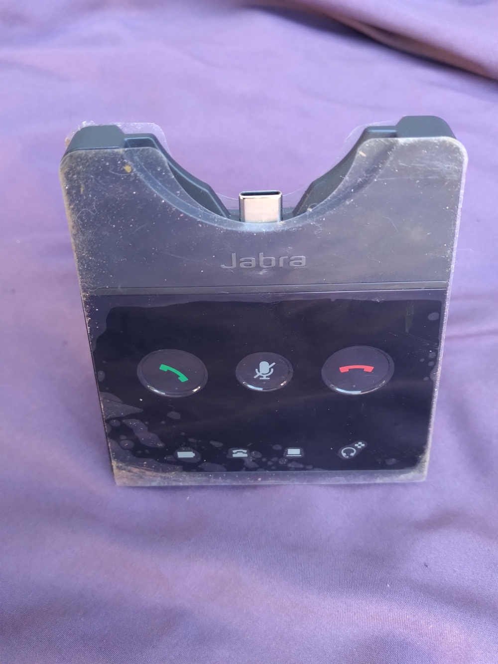 Jabra engage 65se Black Charging and Call Control Dock Needs Chords****